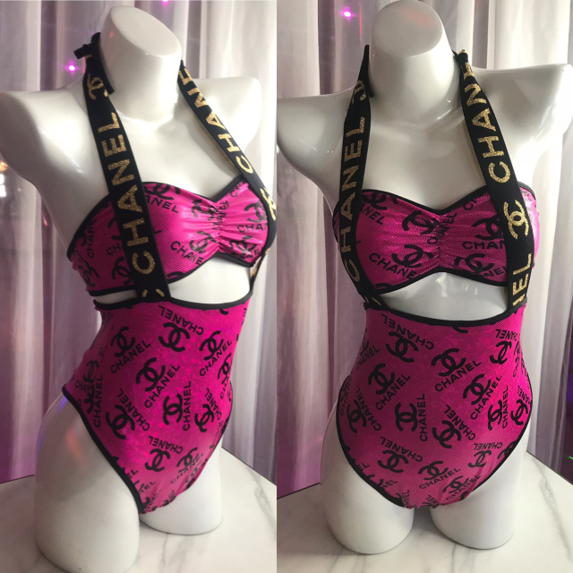 LV Inspired 2 pc High Waisted Set - Exotic Dance Wear